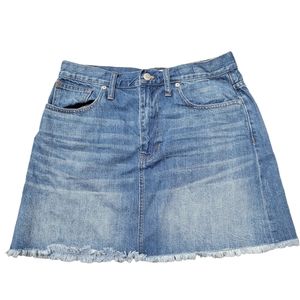 Madewell Rigid Denim A-Line Jean Skirt 29